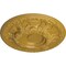 Ekena Millwork Granada Ceiling Medallion (Fits Canopies up to 7 1/8"), 23 1/2"OD x 2 3/4"P, Iridescent Gold CM24GAIGS - alternate 2
